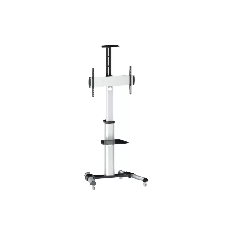 Equip 650602 37-70“ 90° pasukamas vieno ekrano LFD vežimėlis, 50 kg, 94 cm (37 col.), 177,8 cm (70 col.), 200 x 200 mm, 600 x 400 mm, -12 - 5°