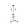 Equip 650602 37-70“ 90° pasukamas vieno ekrano LFD vežimėlis, 50 kg, 94 cm (37 col.), 177,8 cm (70 col.), 200 x 200 mm, 600 x 400 mm, -12 - 5°