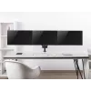 “Equip” 17 inch-27 inch trigubas monitorių stalinis tvirtinimo laikiklis, spaustuvas, 21 kg, 75 x 75 mm, 100 x 100 mm, aukščio reguliavimas, juoda”