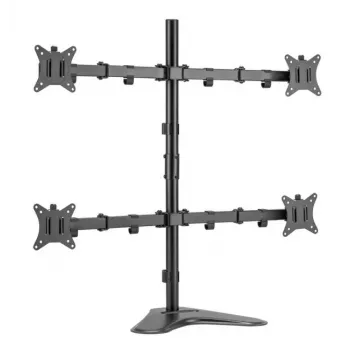Equip 17 inch-32 inch reguliuojamas keturių monitorių stalinis stovas