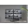 Equip 17 inch-32 inch reguliuojamas keturių monitorių stalinis stovas