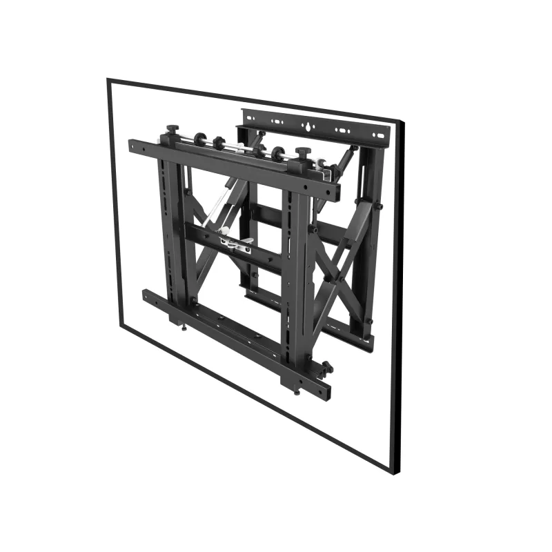 Equip 19 col.–55 col. „Push-In Pop-Out“ TV sieninio laikiklio kronšteinas, 50 kg, 48,3 cm (19 col.), 139,7 cm (55 col.), 100 x 100 mm, 600 x 400 mm, 0–10°