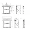 Equip 19 col.–55 col. „Push-In Pop-Out“ TV sieninio laikiklio kronšteinas, 50 kg, 48,3 cm (19 col.), 139,7 cm (55 col.), 100 x 100 mm, 600 x 400 mm, 0–10°