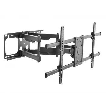 Equip 37 colių–90 colių pakreipiamas/sukamas TV sieninis laikiklis, 200 x 200 mm, 816 x 410 mm, -15 - 5°, -60 - 60°, plienas, juodas