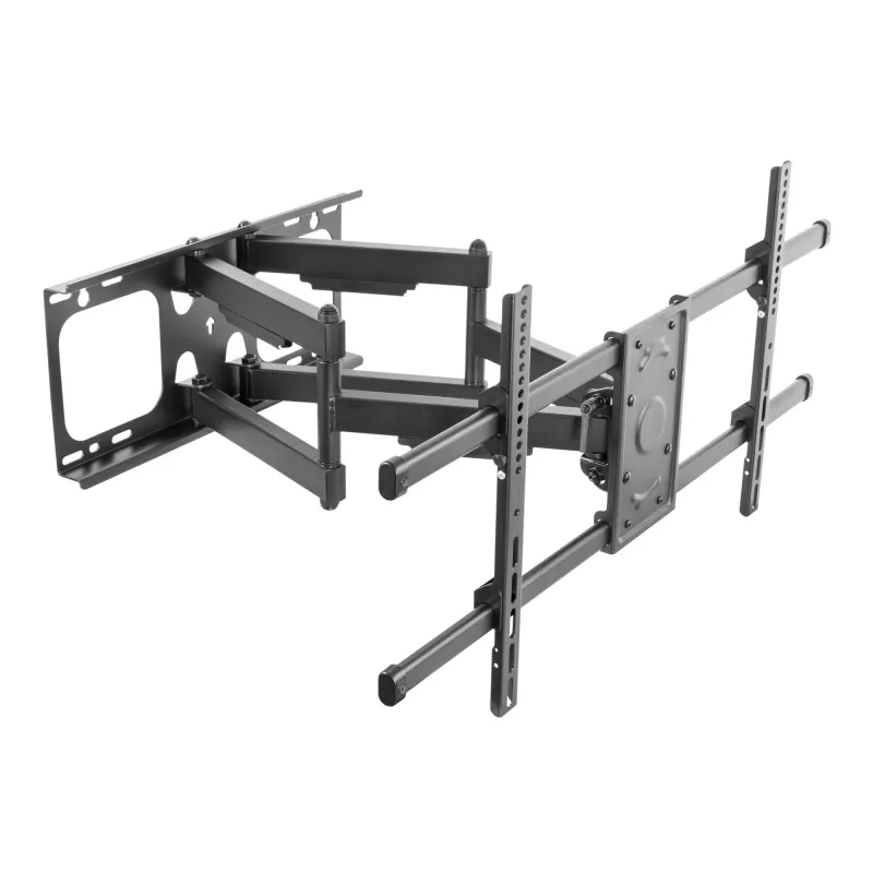 Equip 37 colių–90 colių pakreipiamas/sukamas TV sieninis laikiklis, 200 x 200 mm, 816 x 410 mm, -15 - 5°, -60 - 60°, plienas, juodas