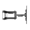 Equip 37 colių–90 colių pakreipiamas/sukamas TV sieninis laikiklis, 200 x 200 mm, 816 x 410 mm, -15 - 5°, -60 - 60°, plienas, juodas