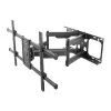 Equip 37 colių–90 colių pakreipiamas/sukamas TV sieninis laikiklis, 200 x 200 mm, 816 x 410 mm, -15 - 5°, -60 - 60°, plienas, juodas