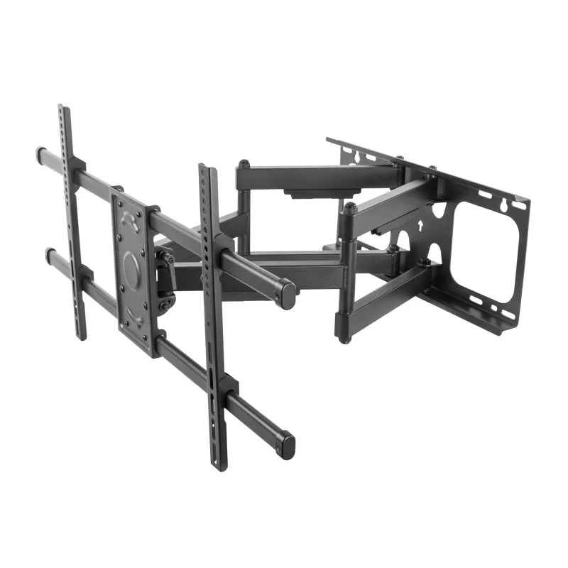 Equip 37 colių–90 colių pakreipiamas/sukamas TV sieninis laikiklis, 200 x 200 mm, 816 x 410 mm, -15 - 5°, -60 - 60°, plienas, juodas