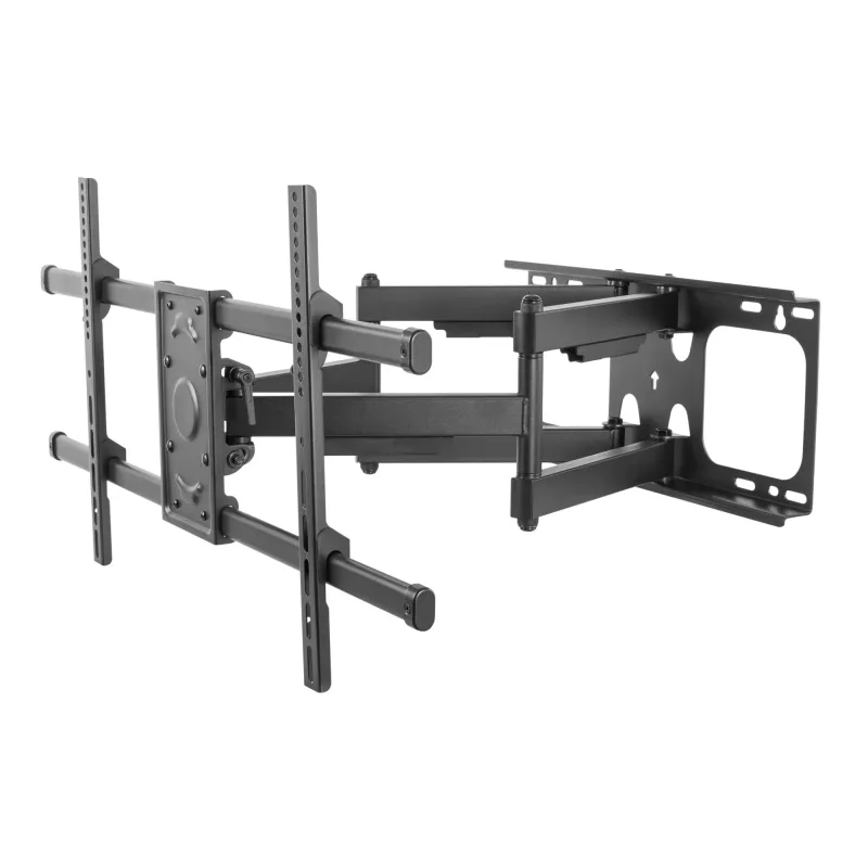 Equip 37 colių–90 colių pakreipiamas/sukamas TV sieninis laikiklis, 200 x 200 mm, 816 x 410 mm, -15 - 5°, -60 - 60°, plienas, juodas