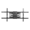 Equip 37 colių–90 colių pakreipiamas/sukamas TV sieninis laikiklis, 200 x 200 mm, 816 x 410 mm, -15 - 5°, -60 - 60°, plienas, juodas