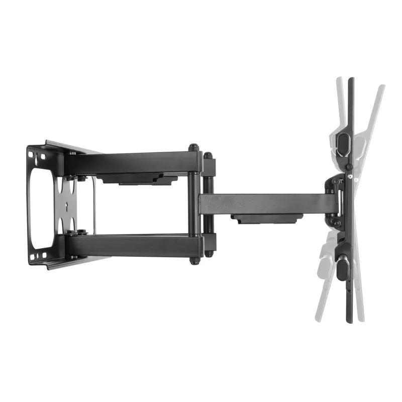 Equip 37 colių–90 colių pakreipiamas/sukamas TV sieninis laikiklis, 200 x 200 mm, 816 x 410 mm, -15 - 5°, -60 - 60°, plienas, juodas
