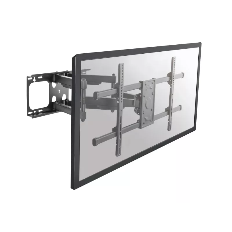 Equip 37 colių–90 colių pakreipiamas/sukamas TV sieninis laikiklis, 200 x 200 mm, 816 x 410 mm, -15 - 5°, -60 - 60°, plienas, juodas