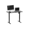 Elektrinis sėdimo-stovimo stalo rėmas Equip 650812, juodas, stačiakampis, plastikinis