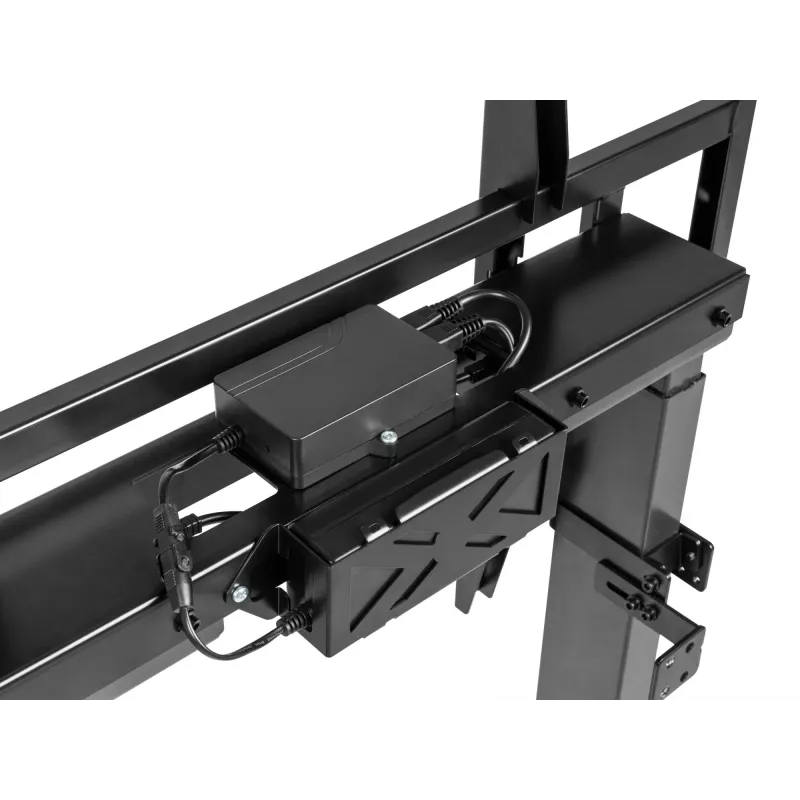Equip 55 colių–100 colių fiksuotas motorizuotas sieninis laikiklis, 139,7 cm (55 coliai), 2,54 m (100 colių), 200 x 200 mm, 800 x 600 mm, aliuminis, plastikas, nerūdijantis plienas, juodas