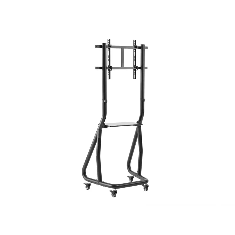 Equip 37–80 colių itin tvirtas televizoriaus stovas, 94 cm (37 col.), 2,03 m (80 col.), 200 x 200 mm, 600 x 400 mm, aliuminis, plastikas, nerūdijantis plienas, juoda