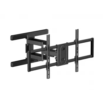 Equip 43 colių-100 colių pilno judėjimo televizoriaus tvirtinimo laikiklis, 200 x 200 mm, 800 x 400 mm, -10 - 5°, -60 - 60°, Plastikas, Nerūdijantis plienas, Juoda