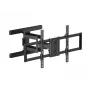 Equip 43 colių-100 colių pilno judėjimo televizoriaus tvirtinimo laikiklis, 200 x 200 mm, 800 x 400 mm, -10 - 5°, -60 - 60°, Plastikas, Nerūdijantis plienas, Juoda