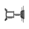 Equip 43 colių-100 colių pilno judėjimo televizoriaus tvirtinimo laikiklis, 200 x 200 mm, 800 x 400 mm, -10 - 5°, -60 - 60°, Plastikas, Nerūdijantis plienas, Juoda