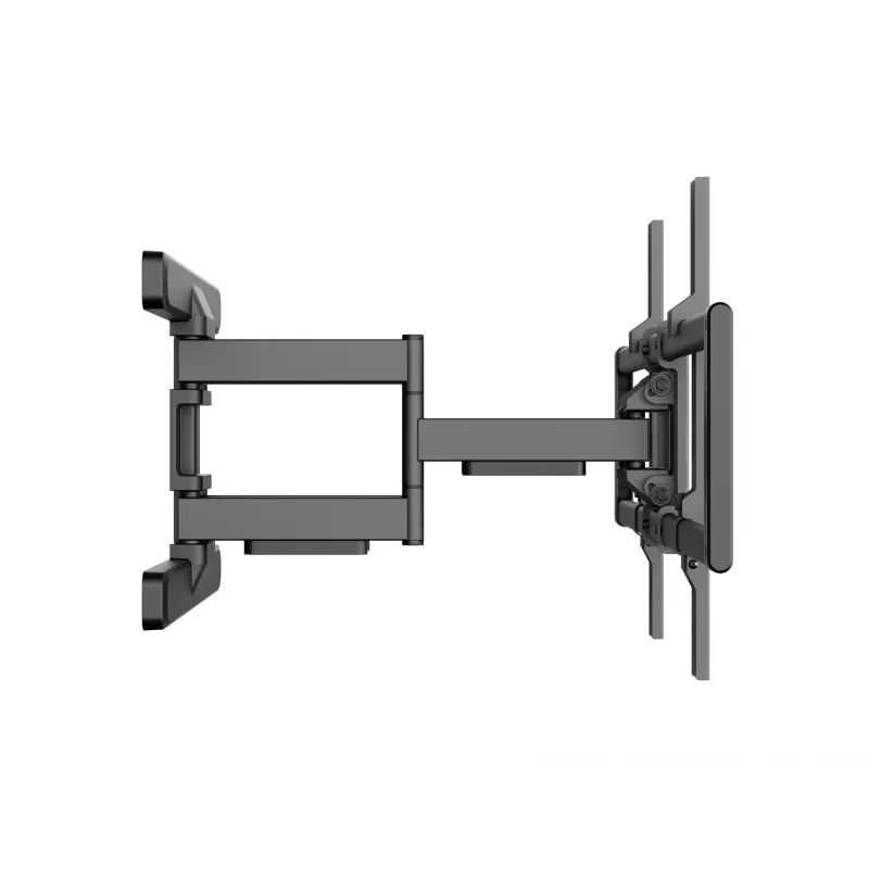 Equip 43 colių-100 colių pilno judėjimo televizoriaus tvirtinimo laikiklis, 200 x 200 mm, 800 x 400 mm, -10 - 5°, -60 - 60°, Plastikas, Nerūdijantis plienas, Juoda