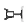 Equip 43 colių-100 colių pilno judėjimo televizoriaus tvirtinimo laikiklis, 200 x 200 mm, 800 x 400 mm, -10 - 5°, -60 - 60°, Plastikas, Nerūdijantis plienas, Juoda