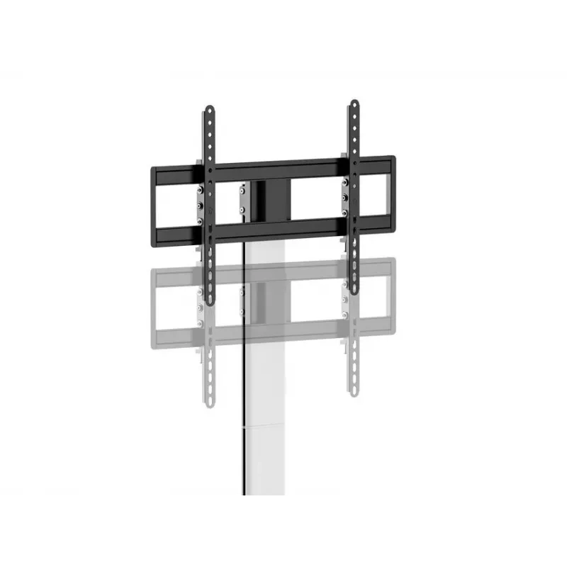 Grindų TV stovas/laikiklis EQUIP 650614 37–86 colių ekranams, iki 45 kg, VESA 100x100–600x400, aukštis 900–1100 mm, pakreipimas -10° iki 5°, sidabrinis