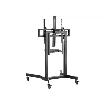Equip mobilus motorizuotas LFD vežimėlis 55-100 colių, 2,54 m (100 colių), 200 x 200 mm, 800 x 600 mm, -10 - 5°, aliuminis, plastikas, nerūdijantis plienas, juoda