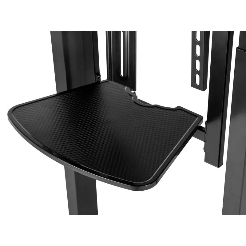 Equip mobilus motorizuotas LFD vežimėlis 55-100 colių, 2,54 m (100 colių), 200 x 200 mm, 800 x 600 mm, -10 - 5°, aliuminis, plastikas, nerūdijantis plienas, juoda