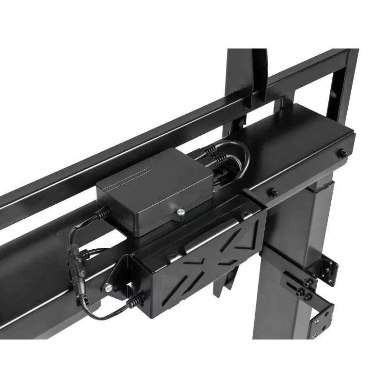 Equip mobilus motorizuotas LFD vežimėlis 55-100 colių, 2,54 m (100 colių), 200 x 200 mm, 800 x 600 mm, -10 - 5°, aliuminis, plastikas, nerūdijantis plienas, juoda