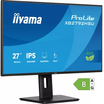 iiyama ProLite XB2792HSU-B1 kompiuterio monitorius 68,6 cm (27 col.) 1920 x 1080 pikselių Full HD LED juodas