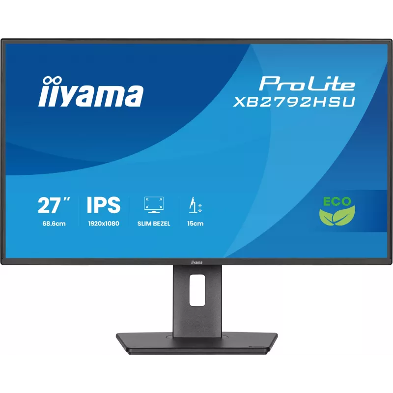 iiyama ProLite XB2792HSU-B1 kompiuterio monitorius 68,6 cm (27 col.) 1920 x 1080 pikselių Full HD LED juodas
