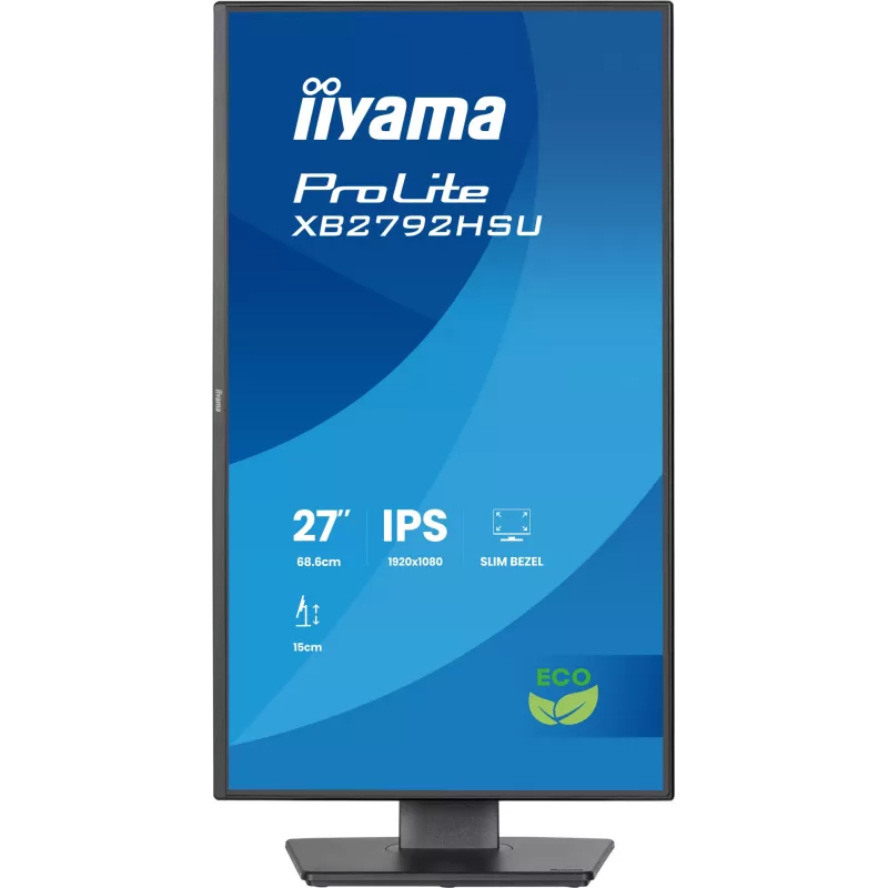 iiyama ProLite XB2792HSU-B1 kompiuterio monitorius 68,6 cm (27 col.) 1920 x 1080 pikselių Full HD LED juodas