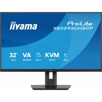 iiyama ProLite XB3294UHSCP-B1 kompiuterio monitorius 80 cm (31,5 colio) 3840 x 2160 pikselių 4K Ultra HD juodas