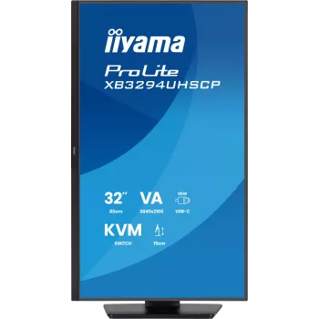 iiyama ProLite XB3294UHSCP-B1 kompiuterio monitorius 80 cm (31,5 colio) 3840 x 2160 pikselių 4K Ultra HD juodas