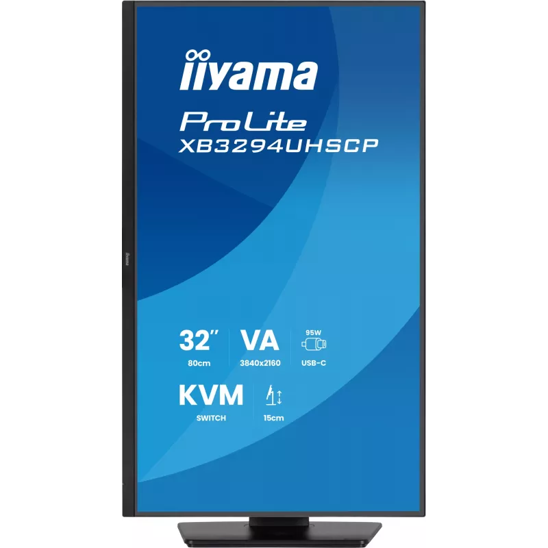 iiyama ProLite XB3294UHSCP-B1 kompiuterio monitorius 80 cm (31,5 colio) 3840 x 2160 pikselių 4K Ultra HD juodas