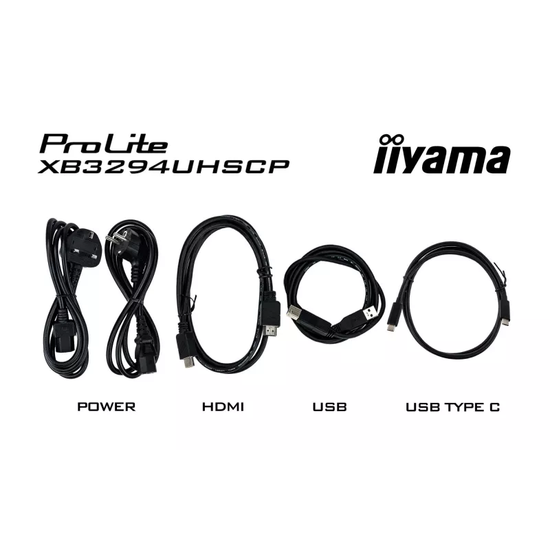 iiyama ProLite XB3294UHSCP-B1 kompiuterio monitorius 80 cm (31,5 colio) 3840 x 2160 pikselių 4K Ultra HD juodas