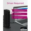 ICY BOX IB-DK2252AC Laidinė USB 3.2 Gen 1 (3.1 Gen 1) Type-C Juoda