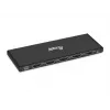 Equip Ultra plonas 4 prievadų HDMI 2.0 skirstytuvas, HDMI, 4x HDMI, 3840 x 2160 pikselių, juoda, aliuminis, 4K Ultra HD