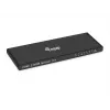 Equip Ultra plonas 4 prievadų HDMI 2.0 skirstytuvas, HDMI, 4x HDMI, 3840 x 2160 pikselių, juoda, aliuminis, 4K Ultra HD