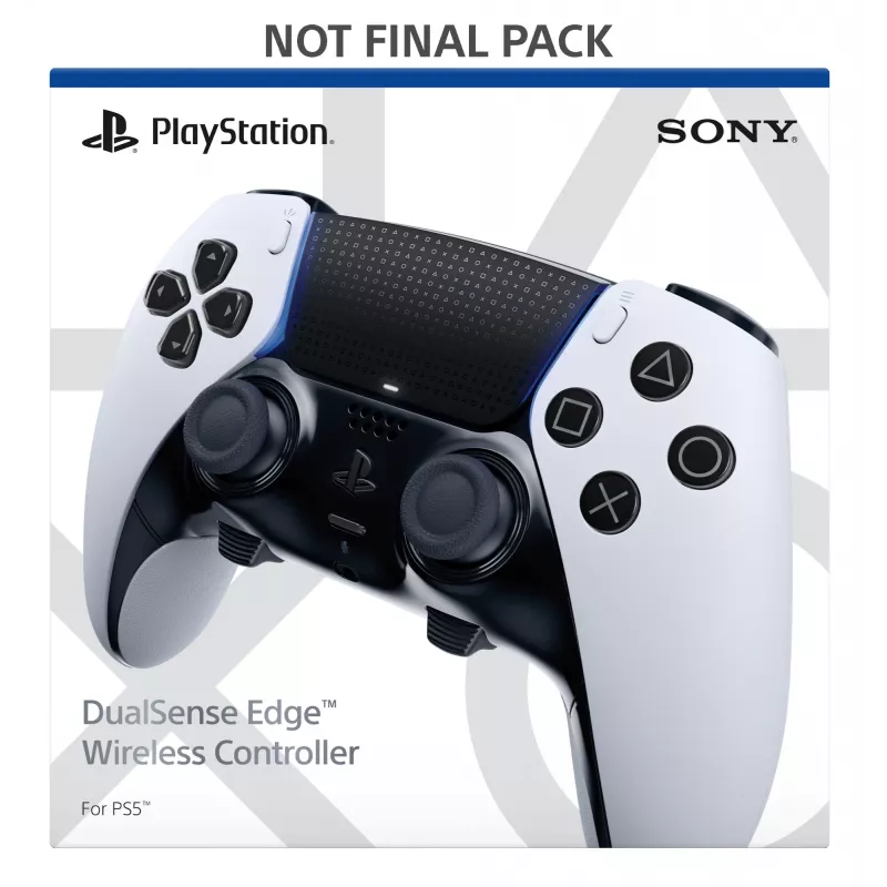 Sony DualSense Edge Juoda, White Bluetooth Gamepad Analogue / Digital PlayStation 5