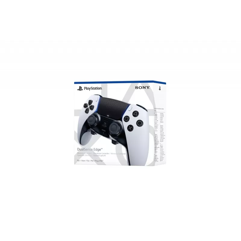 Sony DualSense Edge Juoda, White Bluetooth Gamepad Analogue / Digital PlayStation 5