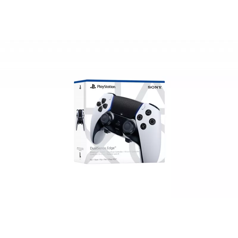 Sony DualSense Edge Juoda, White Bluetooth Gamepad Analogue / Digital PlayStation 5