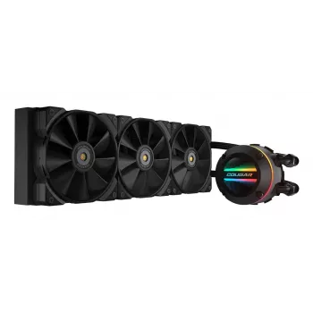 COUGAR CPU Vandens Aušinimas Poseidon-GT 360, ARGB, Juodas, Skysčio aušinimo rinkinys, 12 cm, Juodas