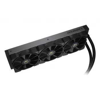 COUGAR CPU Vandens Aušinimas Poseidon-GT 360, ARGB, Juodas, Skysčio aušinimo rinkinys, 12 cm, Juodas