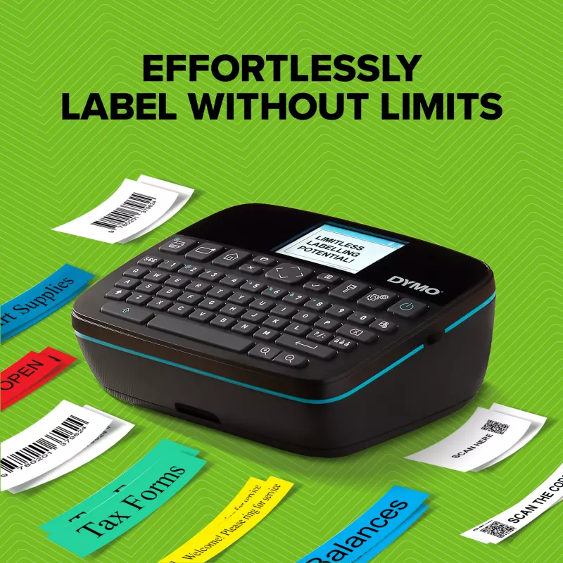 DYMO LabelManager Executive 640 CB Nešiojamas Etikečių Spausdintuvas | Kompaktiškas Etikečių Spausdintuvas su QWERTY Klaviatūra | Bluetooth ir USB jungtis | Suderinamas su D1 Standartinėmis ir Patvariomis Etiketėmis