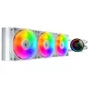 COUGAR CPU vandens aušinimas, Poseidon Elite 360, ARGB, baltas, Viskas viename skysčio aušintuvas, 12 cm, 500 aps./min., 2200 aps./min., Baltas
