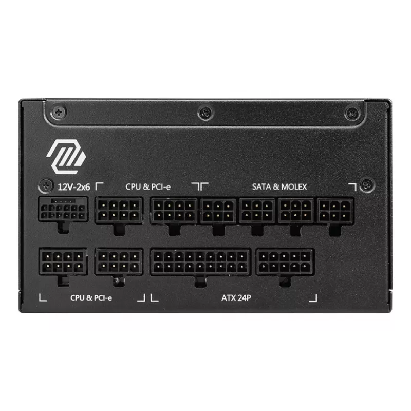 MSI MAG A1250GL PCIE5 maitinimo blokas 1250 W 24 kontaktų ATX ATX juoda