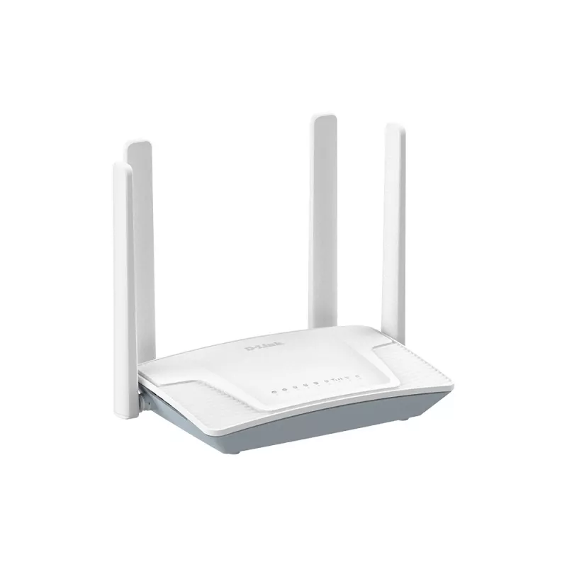 D-Link 4G LTE N300 Wi-Fi maršrutizatorius, Wi-Fi 4 (802.11n), vienos juostos (2,4 GHz), Ethernet LAN, 4G, baltas, stalinis maršrutizatorius