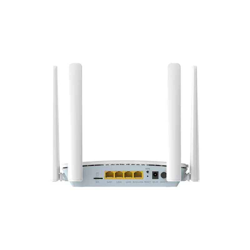 D-Link 4G LTE N300 Wi-Fi maršrutizatorius, Wi-Fi 4 (802.11n), vienos juostos (2,4 GHz), Ethernet LAN, 4G, baltas, stalinis maršrutizatorius