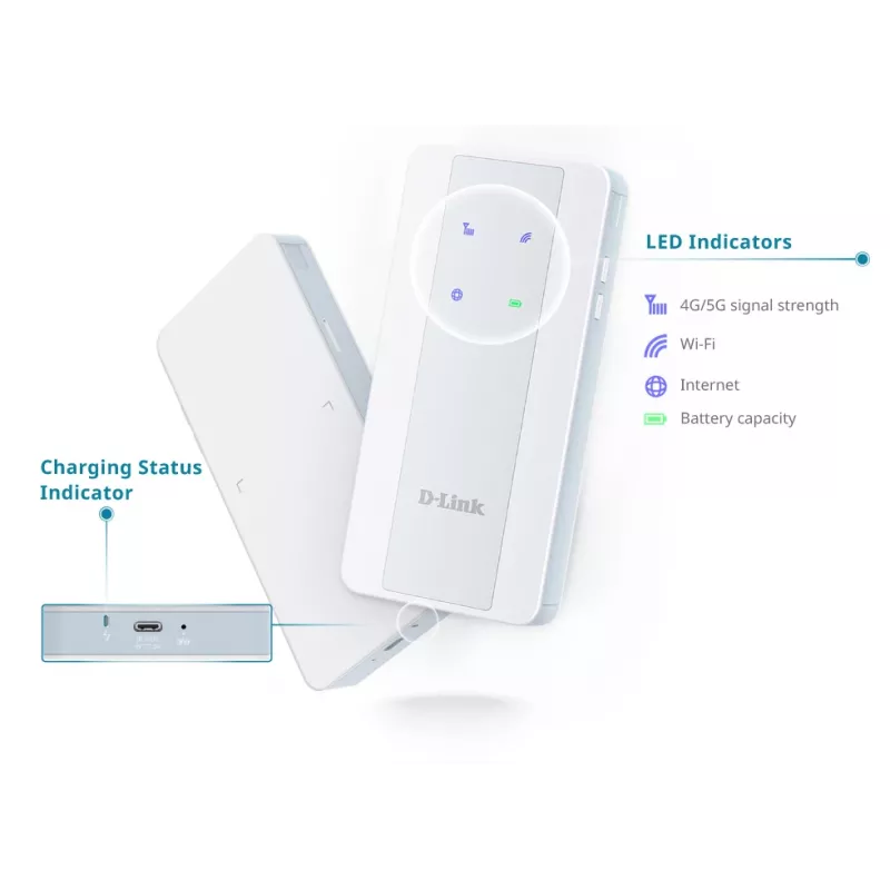 Mobiliojo tinklo modemas D-Link 5G NR AX1800 Wi-Fi 6