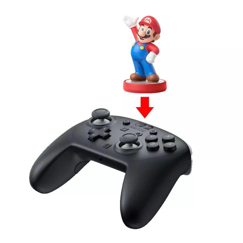 Nintendo Switch 2 Pro valdiklis juodas Bluetooth žaidimų pultas Analoginis / Skaitmeninis Nintendo Switch 2